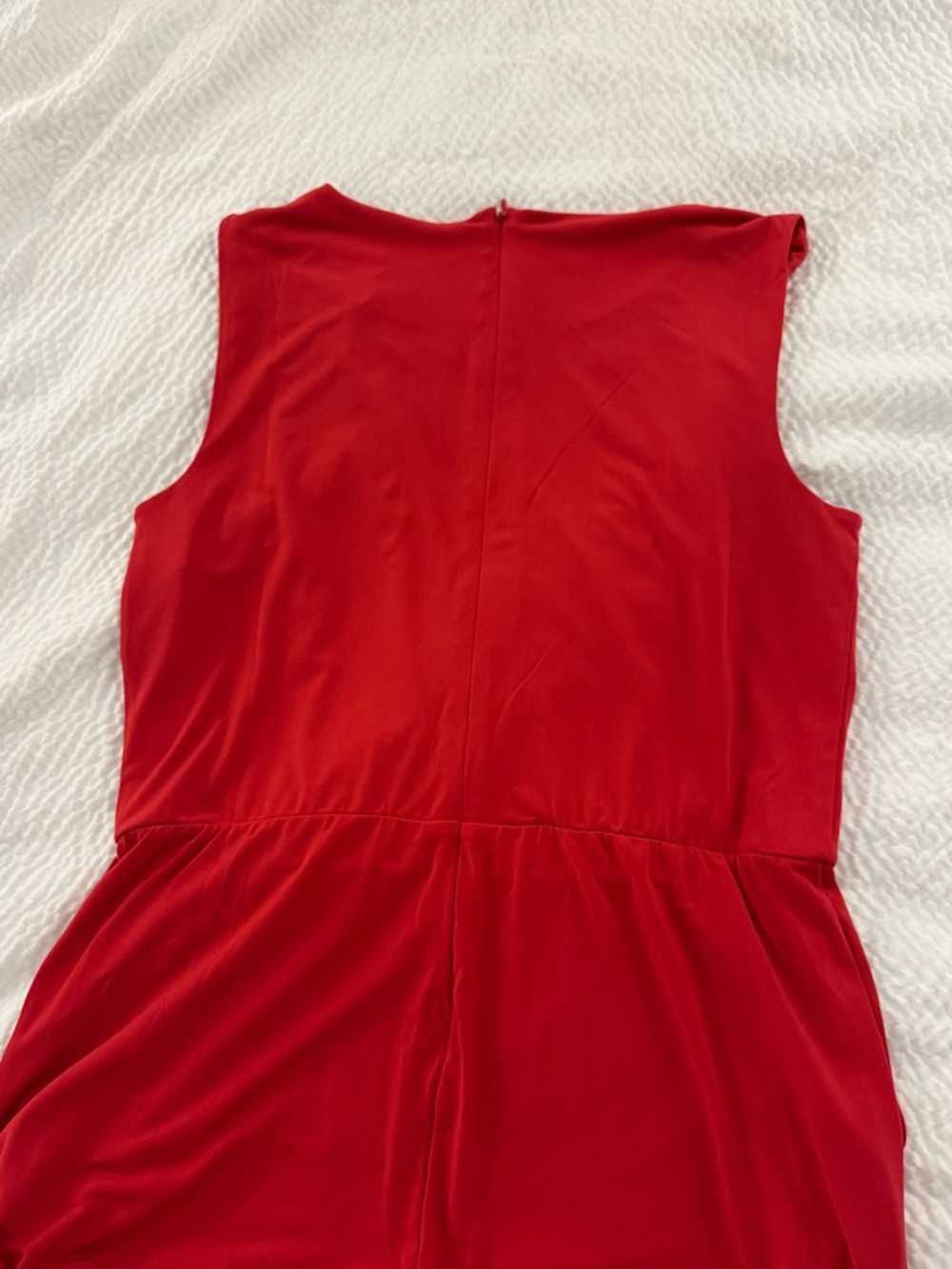 Jason Wu Women’s City Sleeveless Red Wide-Leg Jumpsuit - Picture 7 of 7